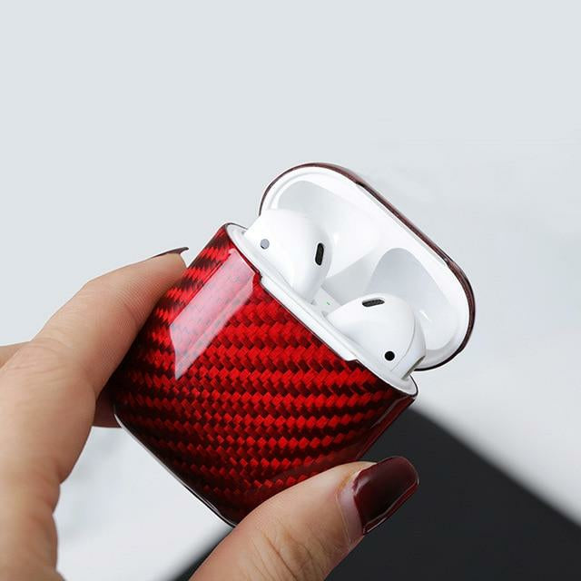 AirPods Red Carbon Fiber Case (Wireless Version)